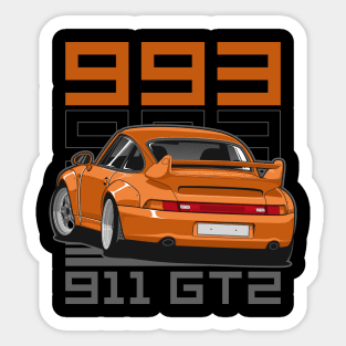 911 GT2 (993) Sticker